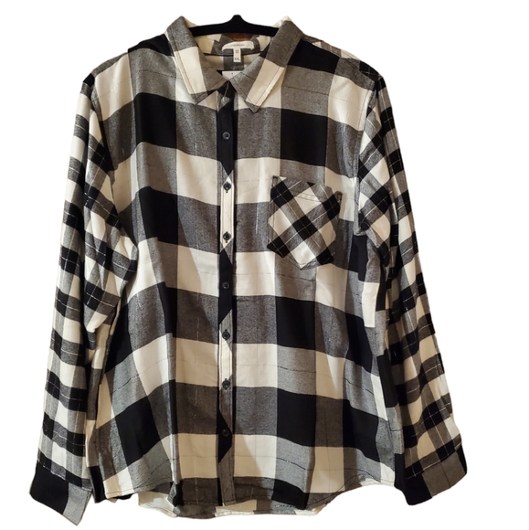 Maurices Tops - Cabin Plaid Button Up